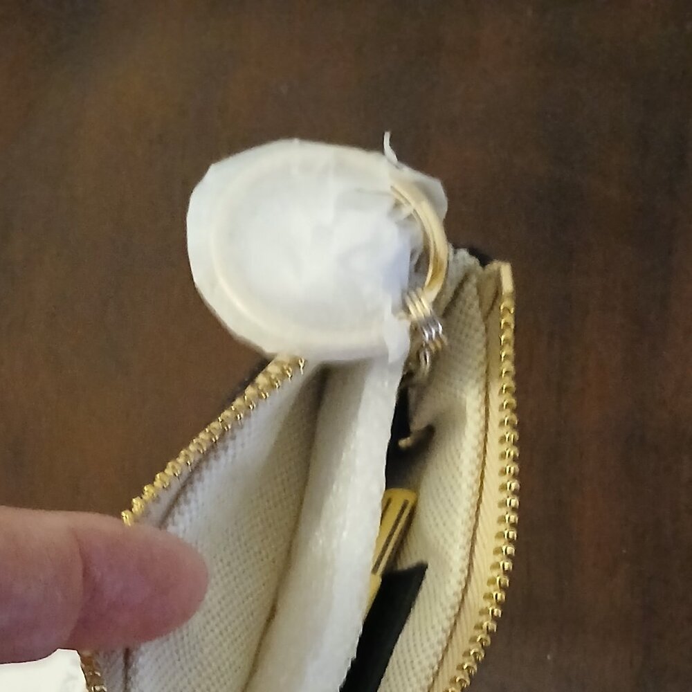 Lucca Pebble Leather Medium Wristlet - Picture 7 of 7